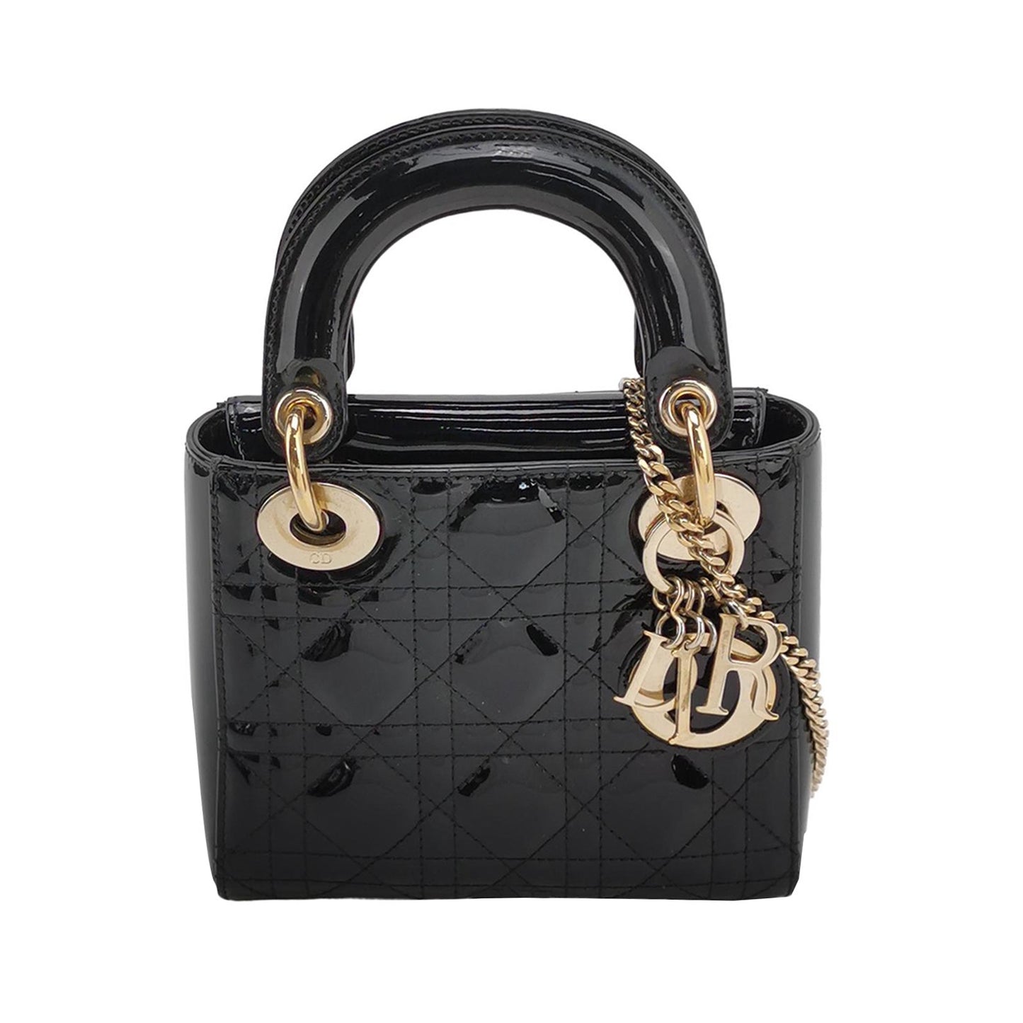 Dior - Lady Dior - Patent leather - Black - (mini)