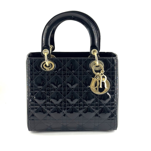 Dior - Lady Dior - Patent leather - Black - (mini)