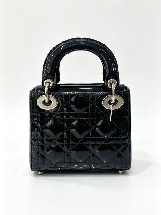 Dior - Lady Dior - Patent leather - Black - (mini)