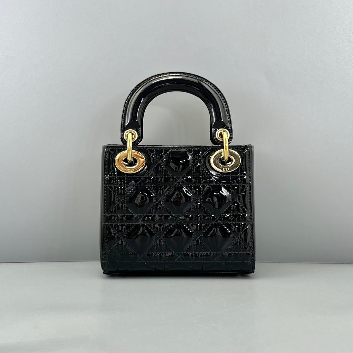 Dior - Lady Dior - Patent leather - Black - (mini)