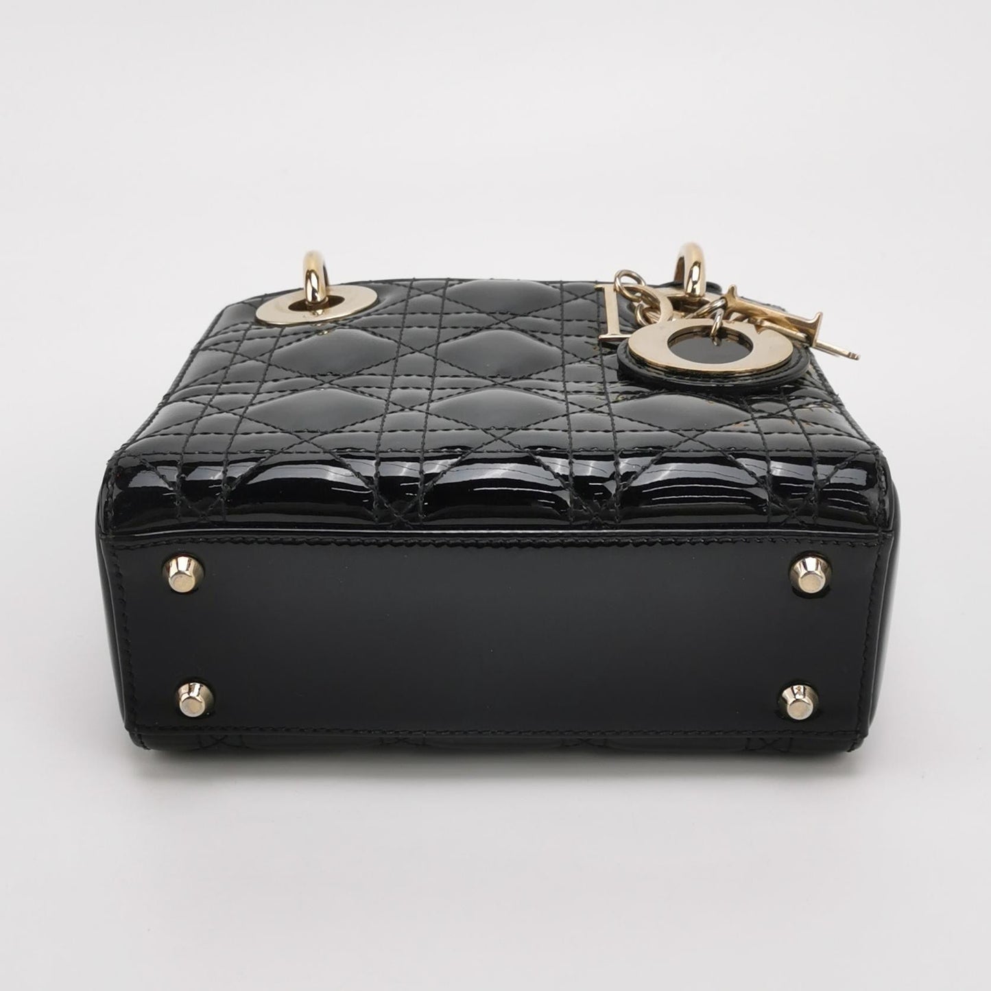 Dior - Lady Dior - Patent leather - Black - (mini)