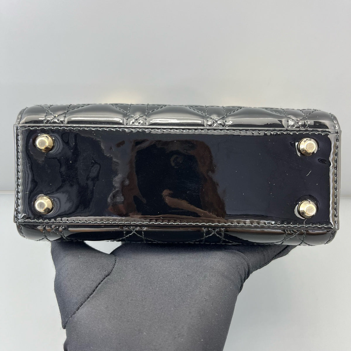 Dior - Lady Dior - Patent leather - Black - (mini)