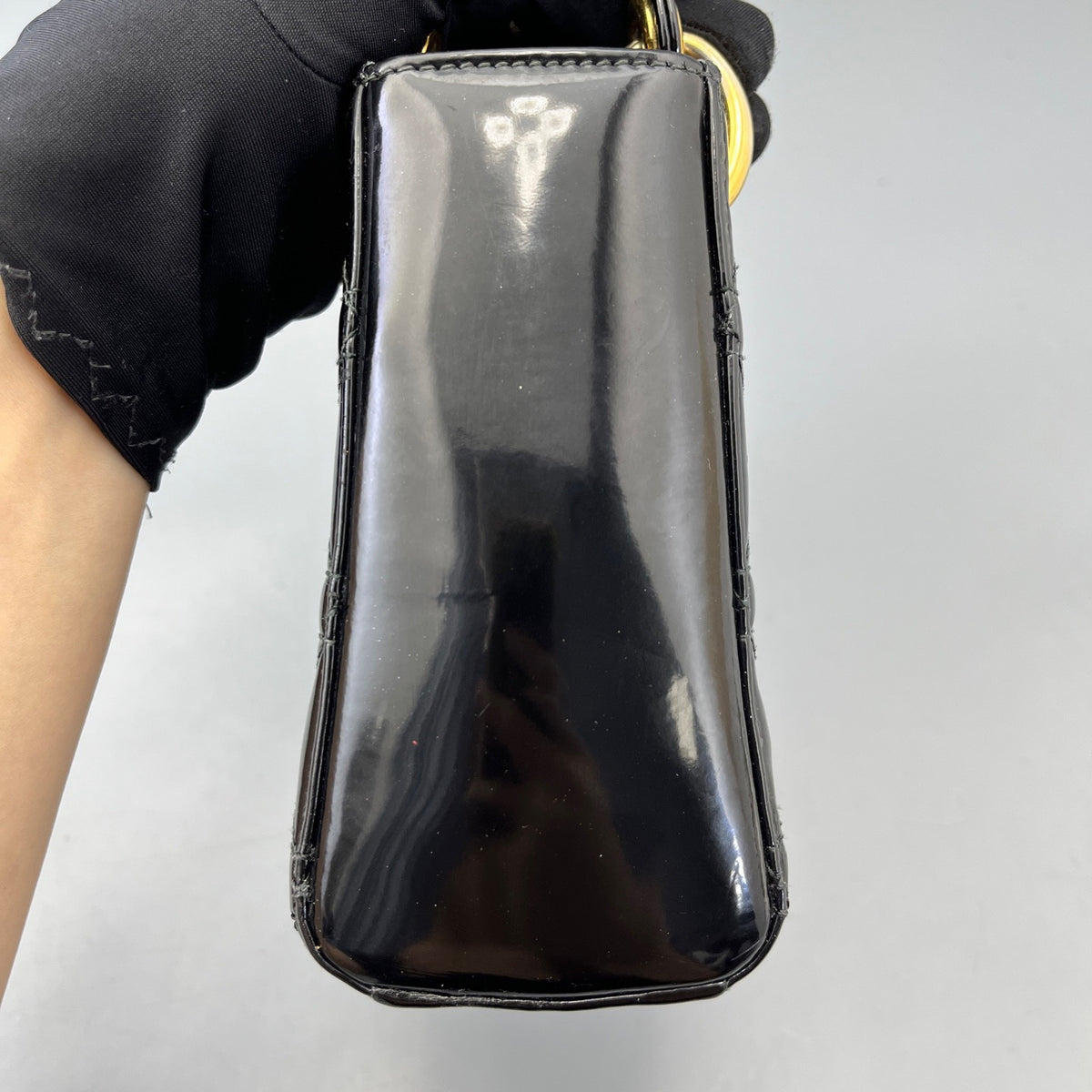 Dior - Lady Dior - Patent leather - Black - (mini)
