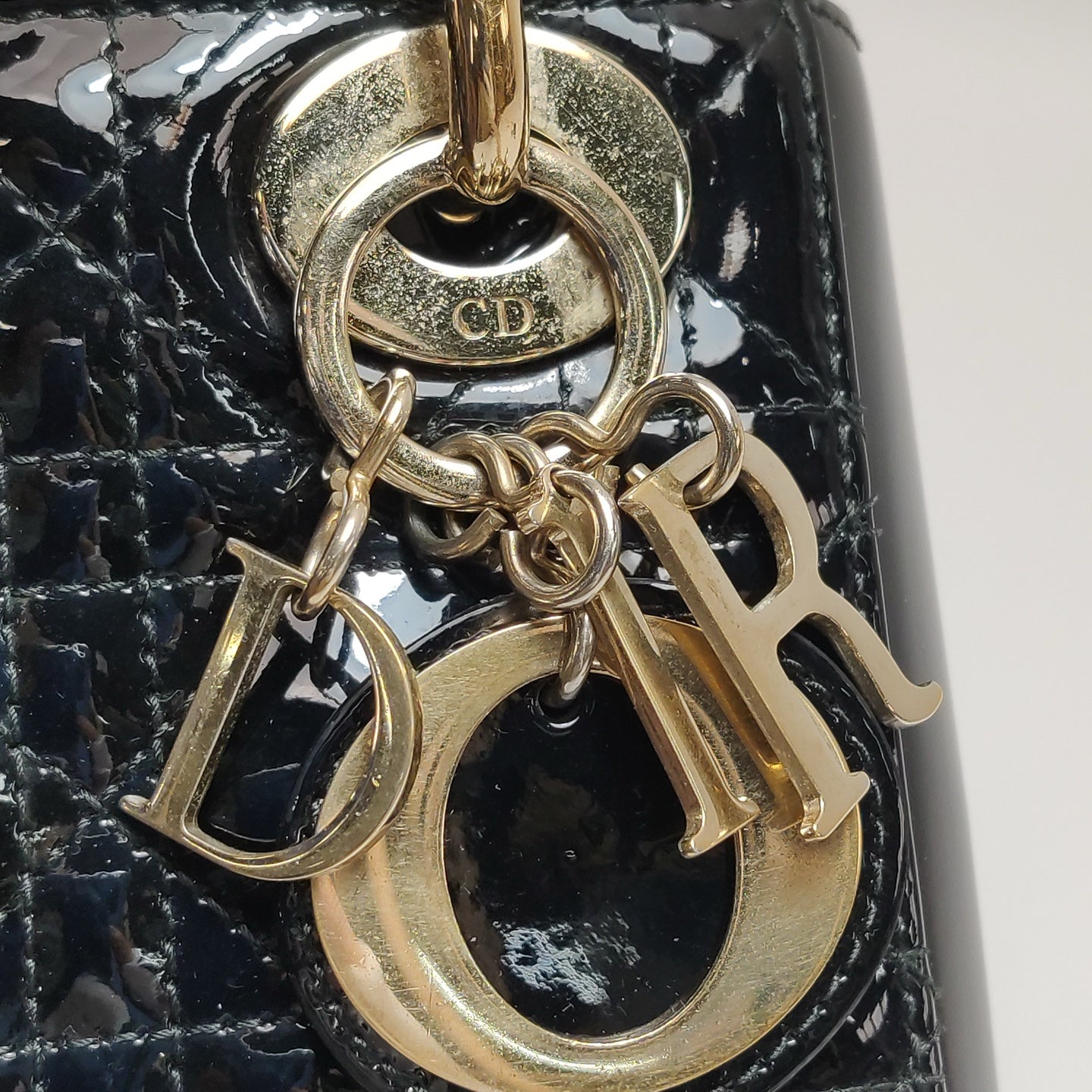 Dior - Lady Dior - Patent leather - Black - (mini)