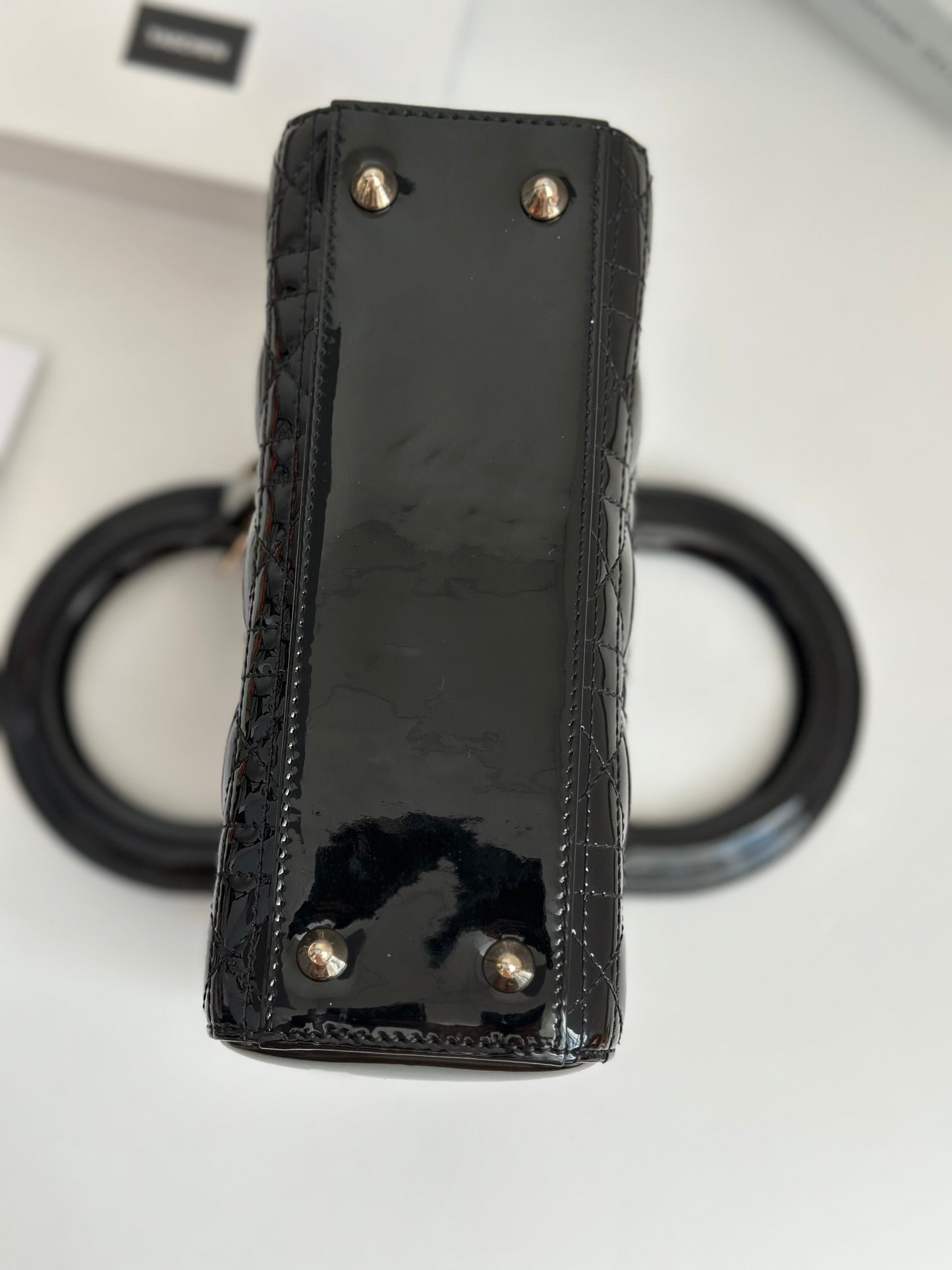 Dior - Lady Dior - Patent leather - Black - (mini)