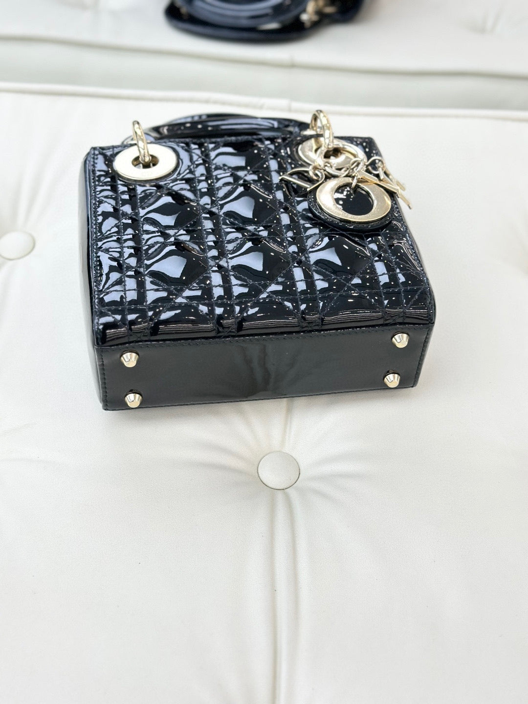 Dior - Lady Dior - Patent leather - Black - (mini)