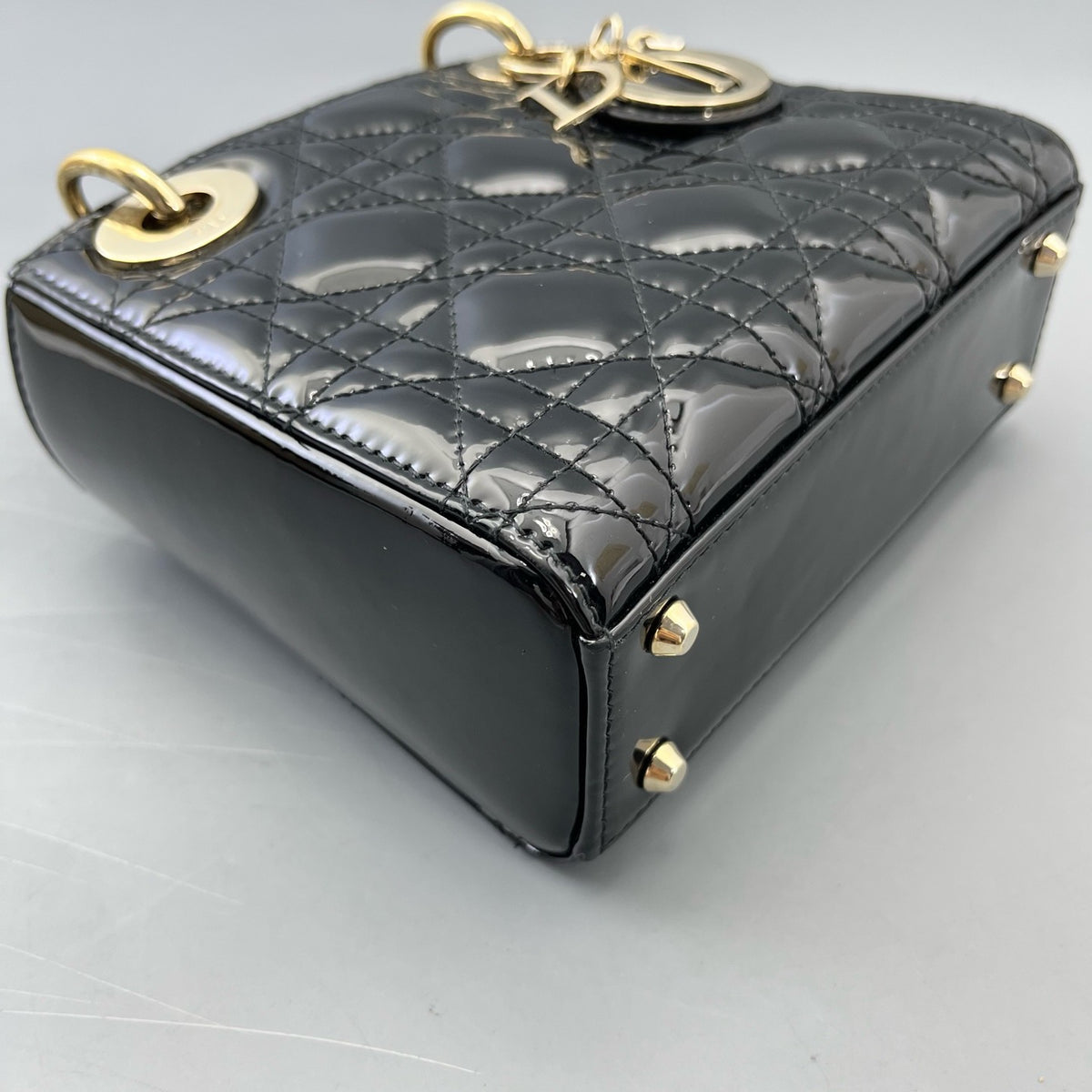 Dior - Lady Dior - Patent leather - Black - (mini)