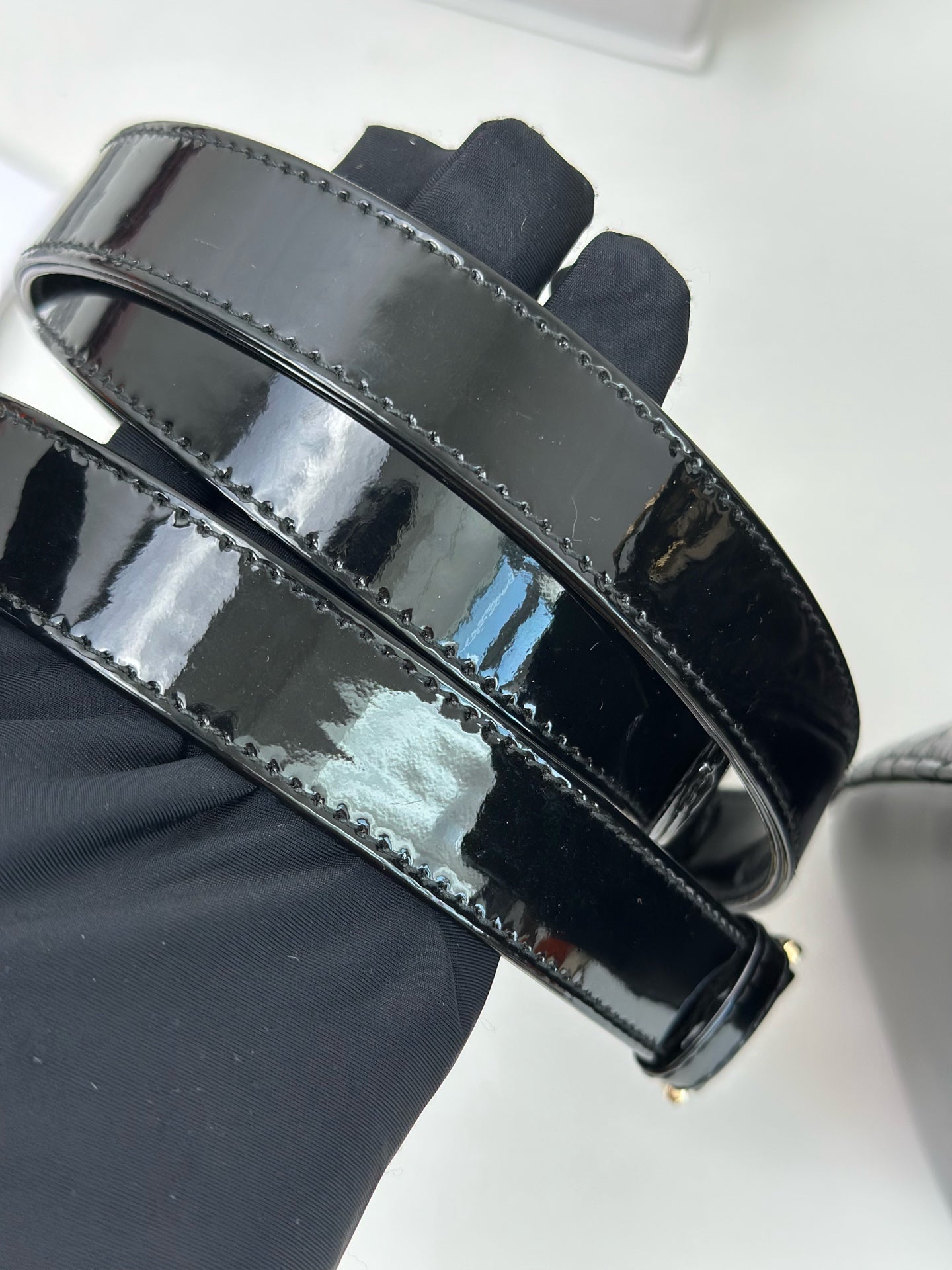 Dior - Lady Dior - Patent leather - Black - (mini)