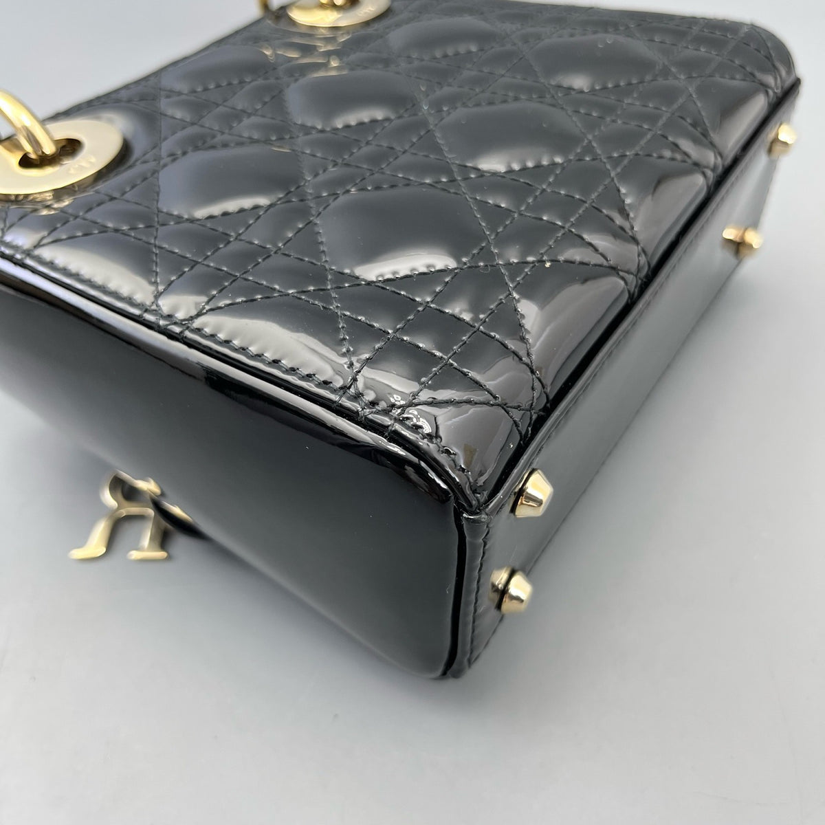Dior - Lady Dior - Patent leather - Black - (mini)