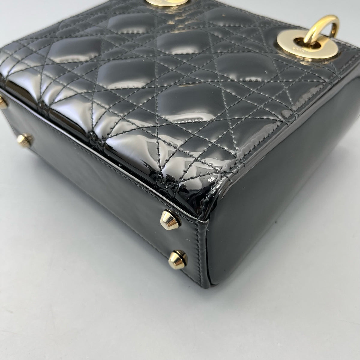 Dior - Lady Dior - Patent leather - Black - (mini)