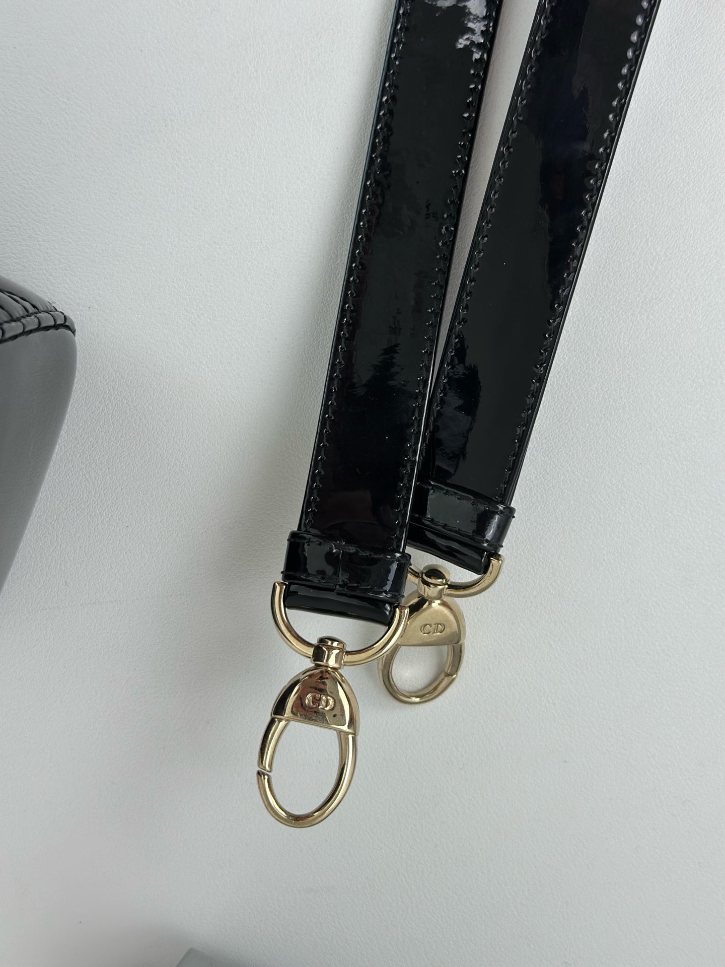 Dior - Lady Dior - Patent leather - Black - (mini)
