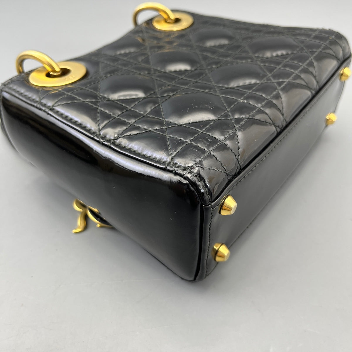 Dior - Lady Dior - Patent leather - Black - (mini)