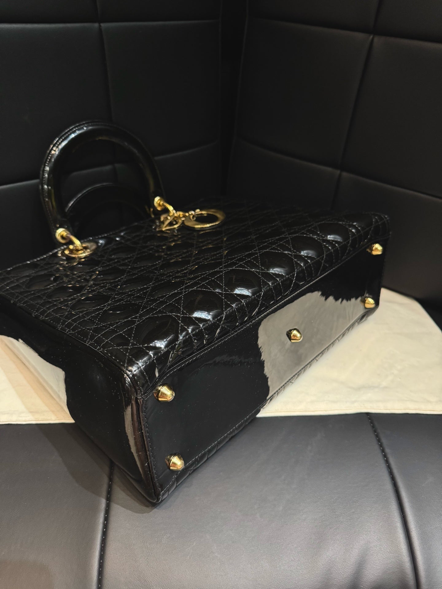 Dior - Lady Dior - Patent leather - Black - (Other)