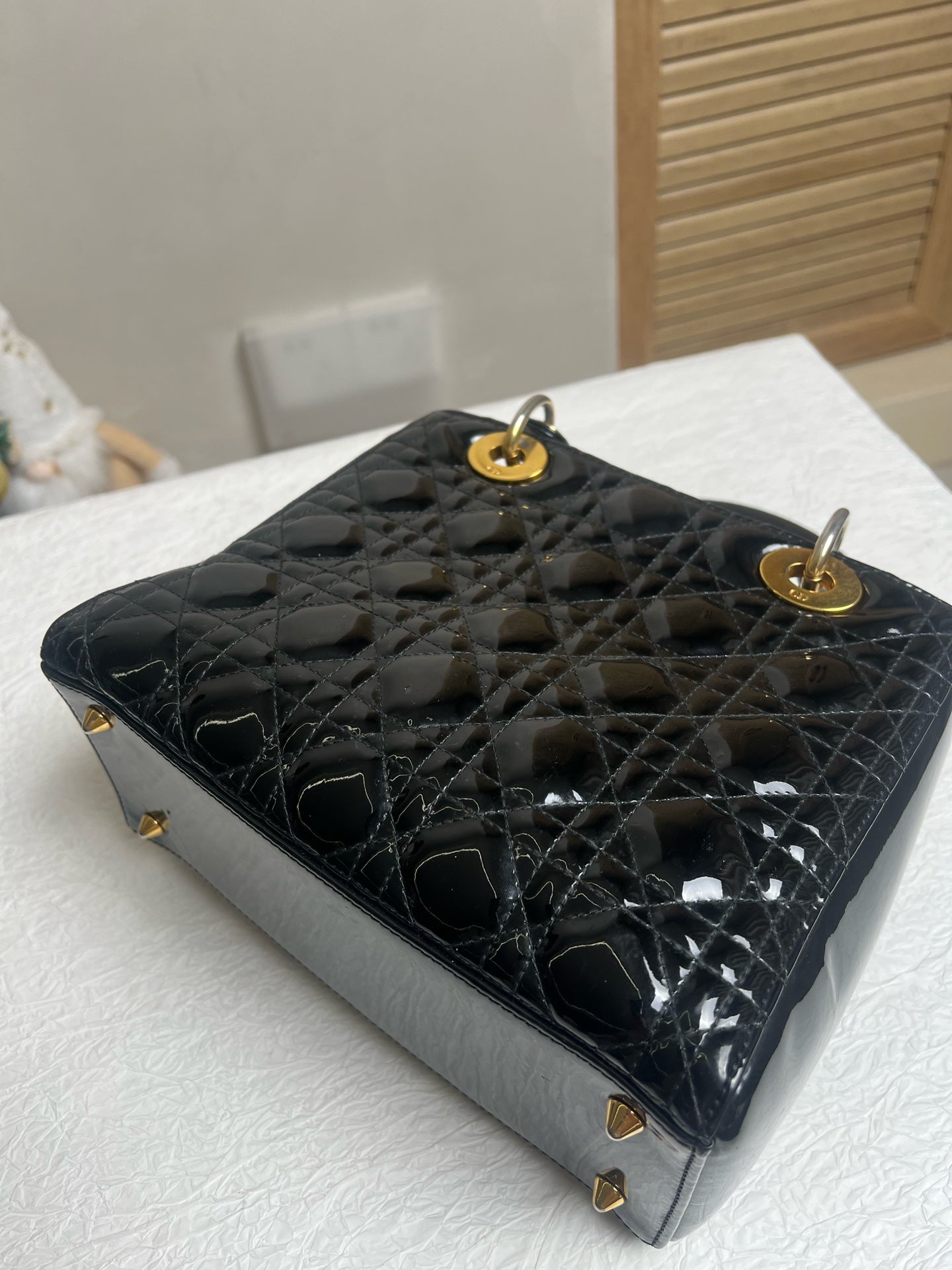 Dior - Lady Dior - Patent leather - Black - (Other)