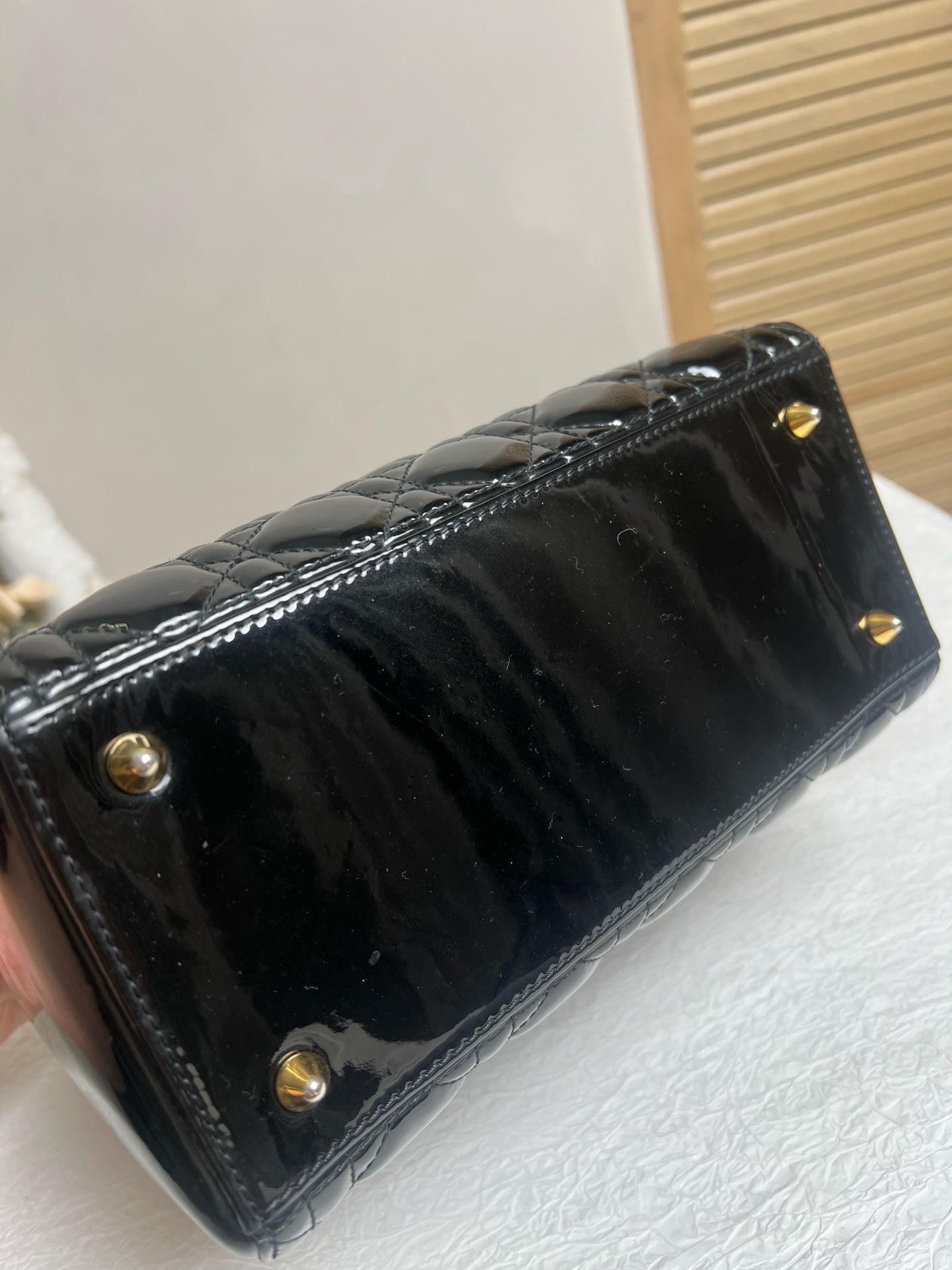 Dior - Lady Dior - Patent leather - Black - (Other)
