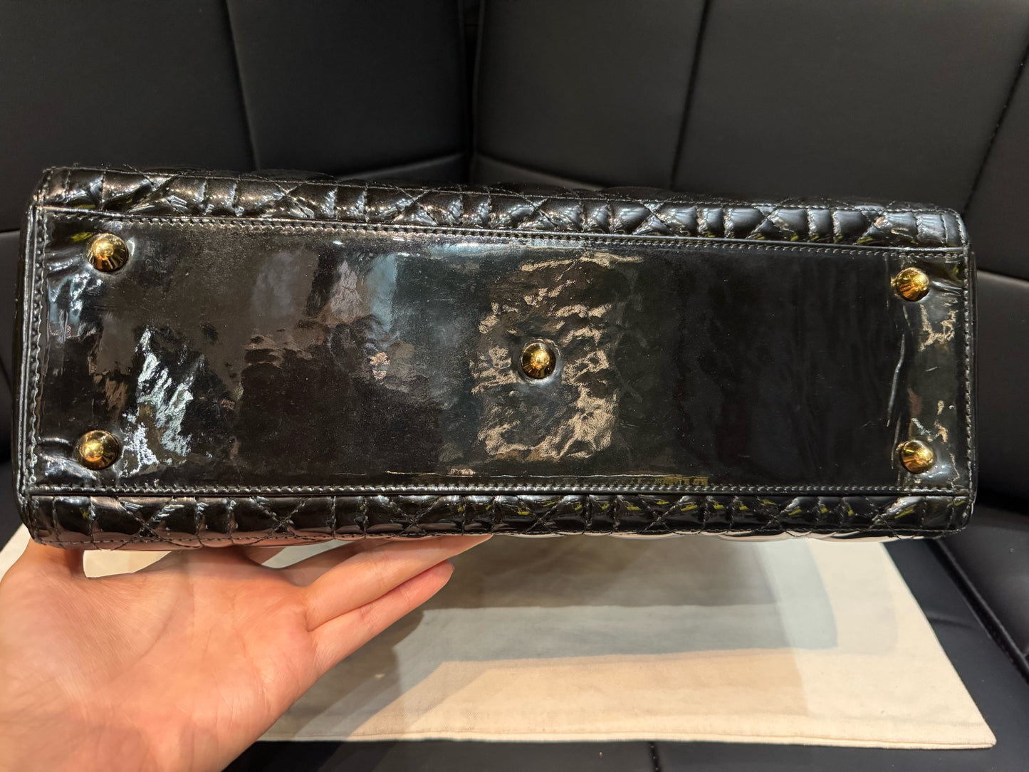 Dior - Lady Dior - Patent leather - Black - (Other)
