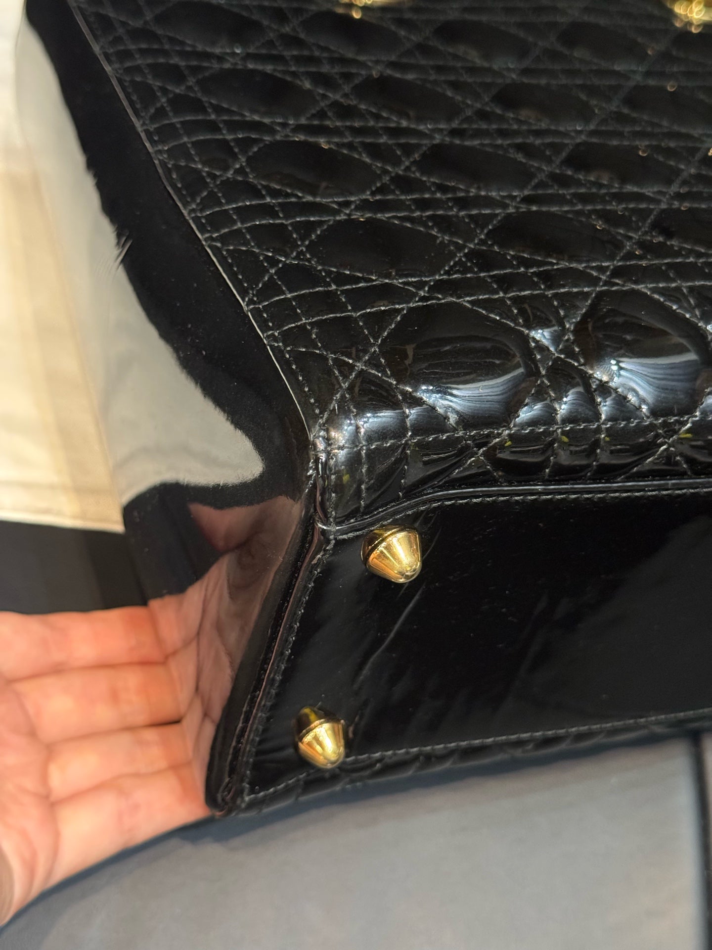 Dior - Lady Dior - Patent leather - Black - (Other)