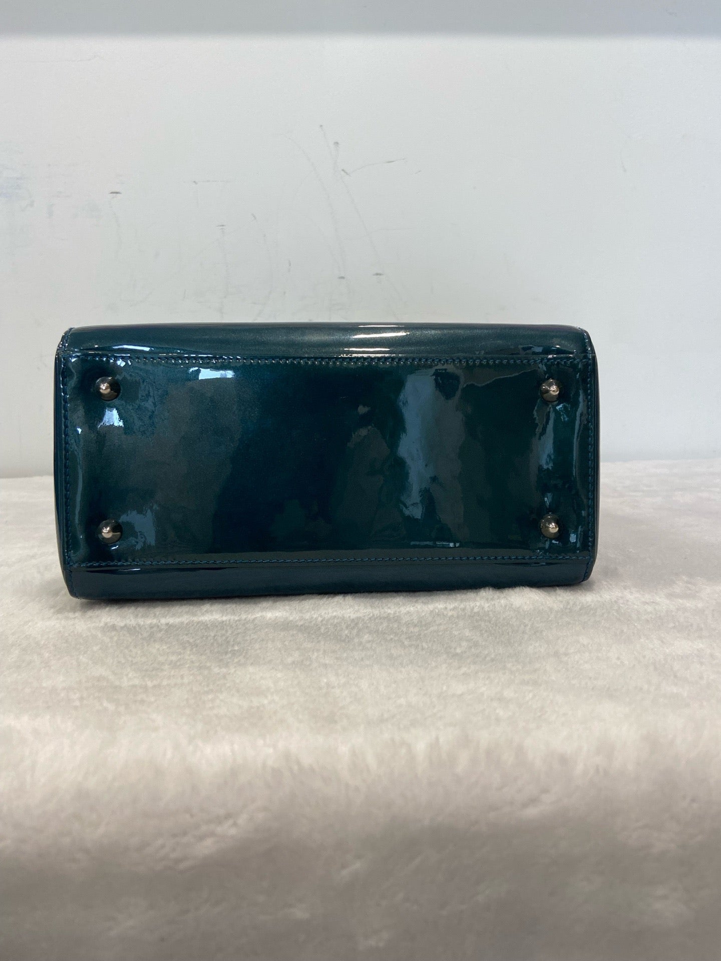 Dior - Lady Dior - Patent leather - Blue - (medium)