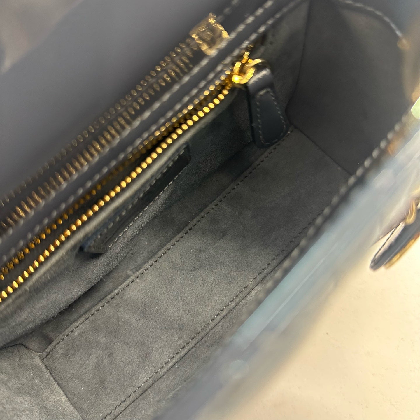 Dior - Lady Dior - Patent leather - Blue - (small)