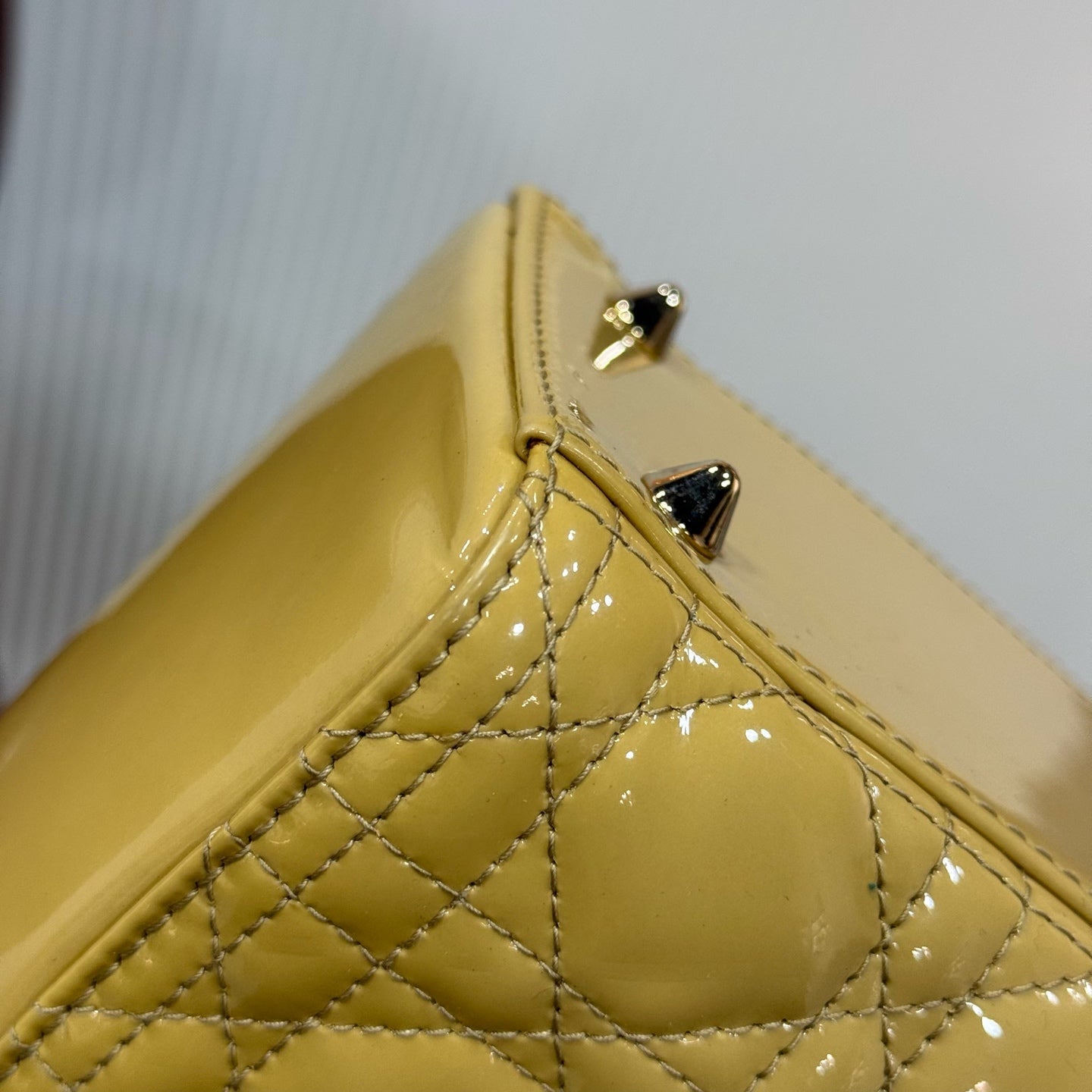 Dior - Lady Dior - Patent leather - Brown - (medium)