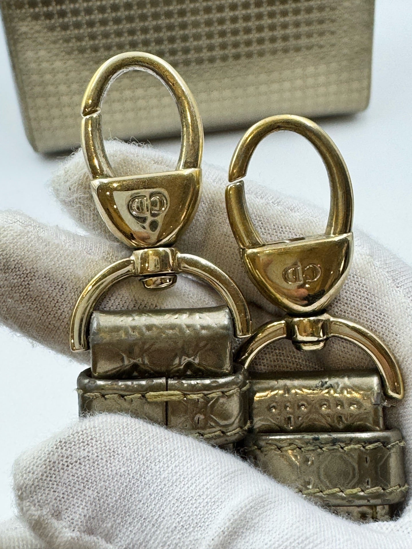 Dior - Lady Dior - Patent leather - Gold - (Medium)