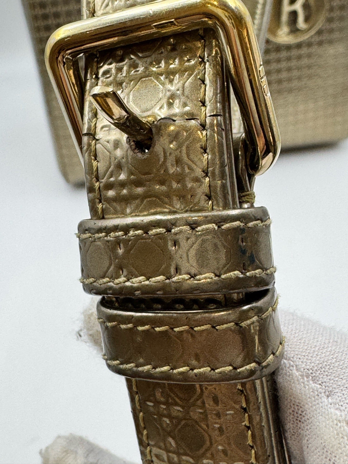Dior - Lady Dior - Patent leather - Gold - (Medium)