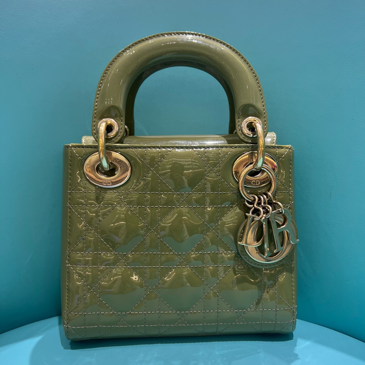 Dior - Lady Dior - Patent leather - Green