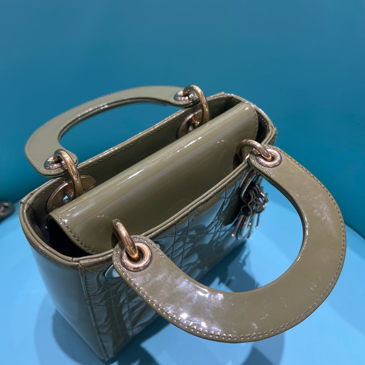Dior - Lady Dior - Patent leather - Green