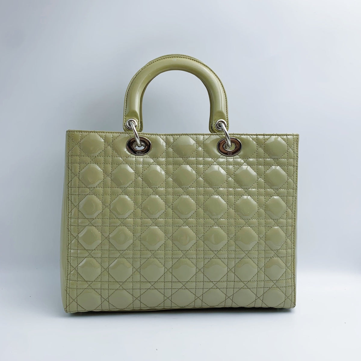 Dior - Lady Dior - Patent leather - Green - (Large)