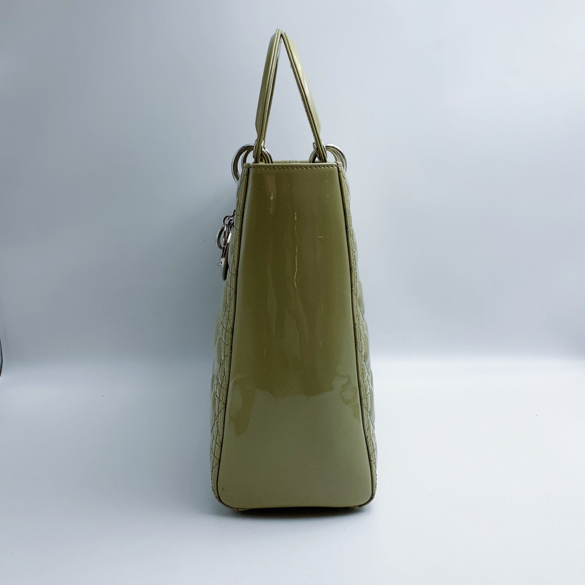 Dior - Lady Dior - Patent leather - Green - (Large)