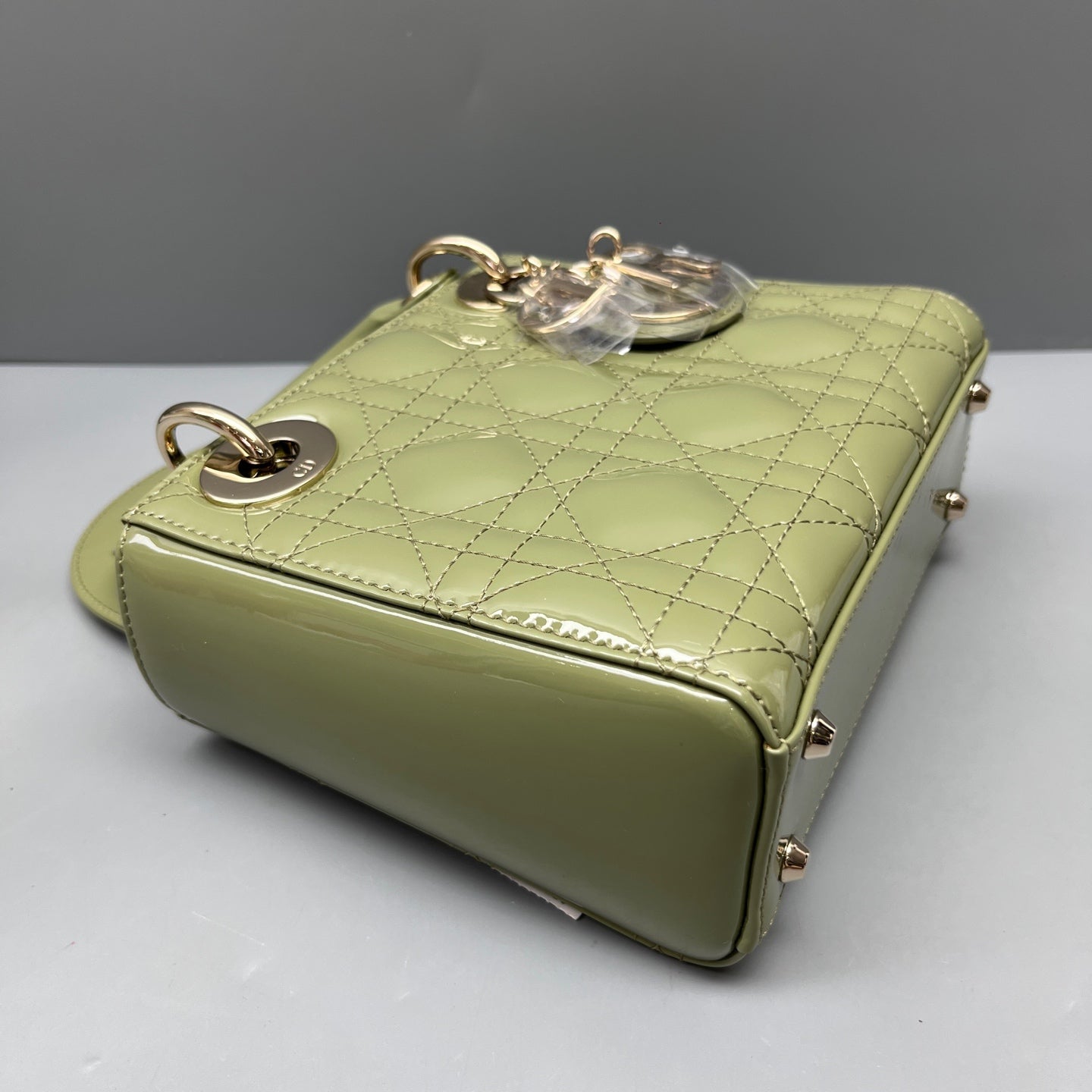 Dior - Lady Dior - Patent leather - Green - (mini)