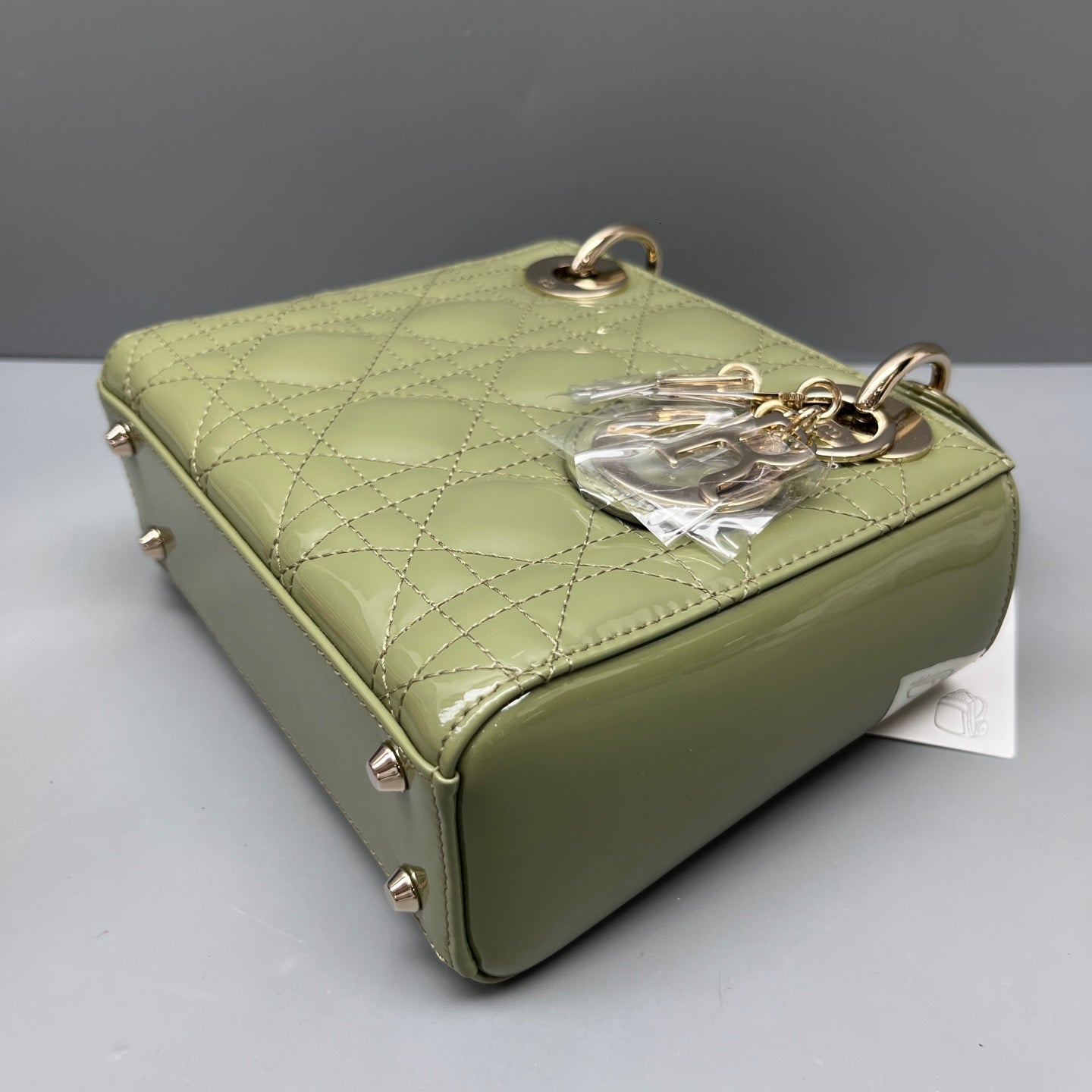 Dior - Lady Dior - Patent leather - Green - (mini)