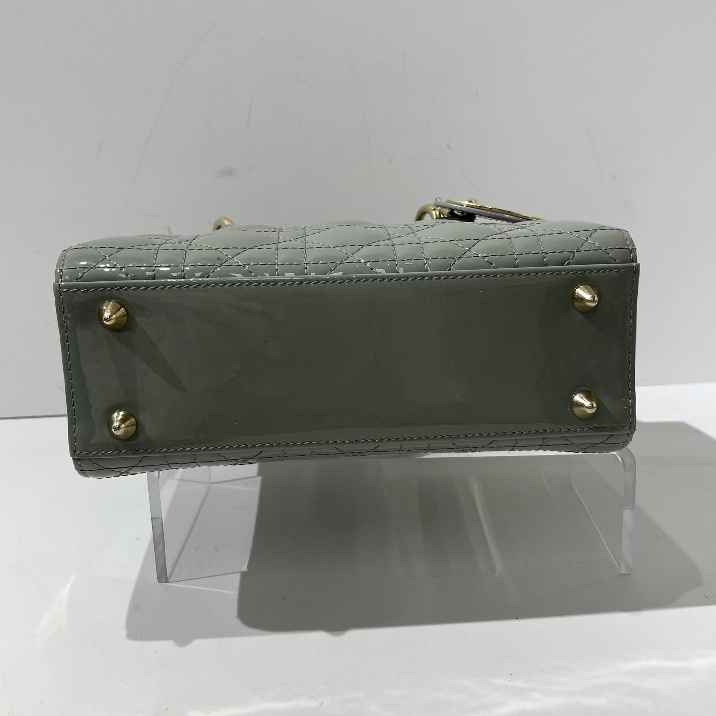 Dior - Lady Dior - Patent leather - Green - (small)