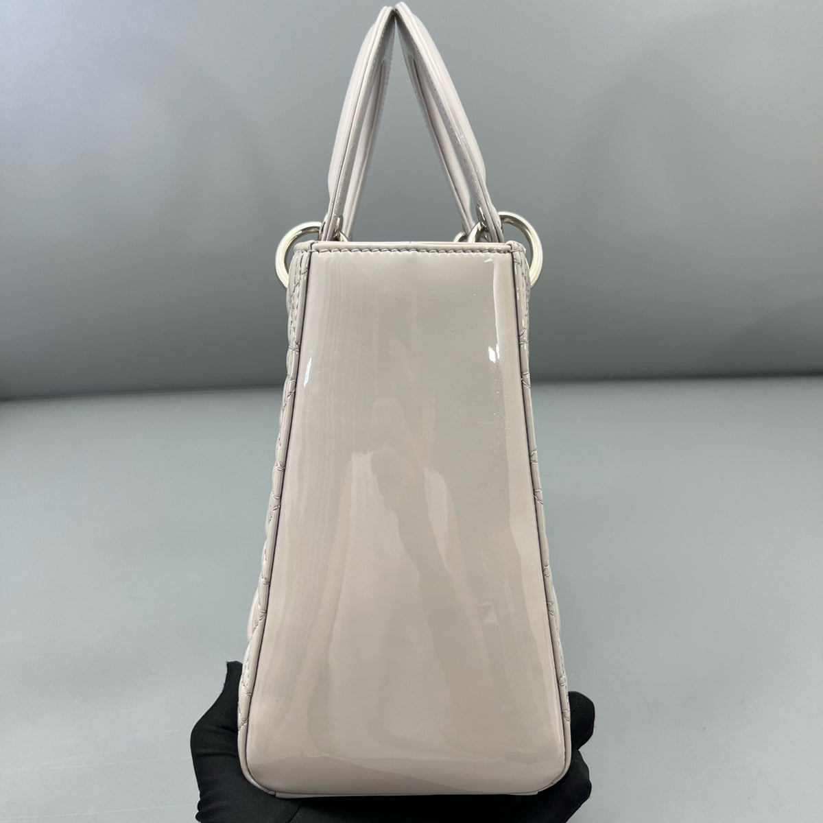 Dior - Lady Dior - Patent leather - Grey - (medium)