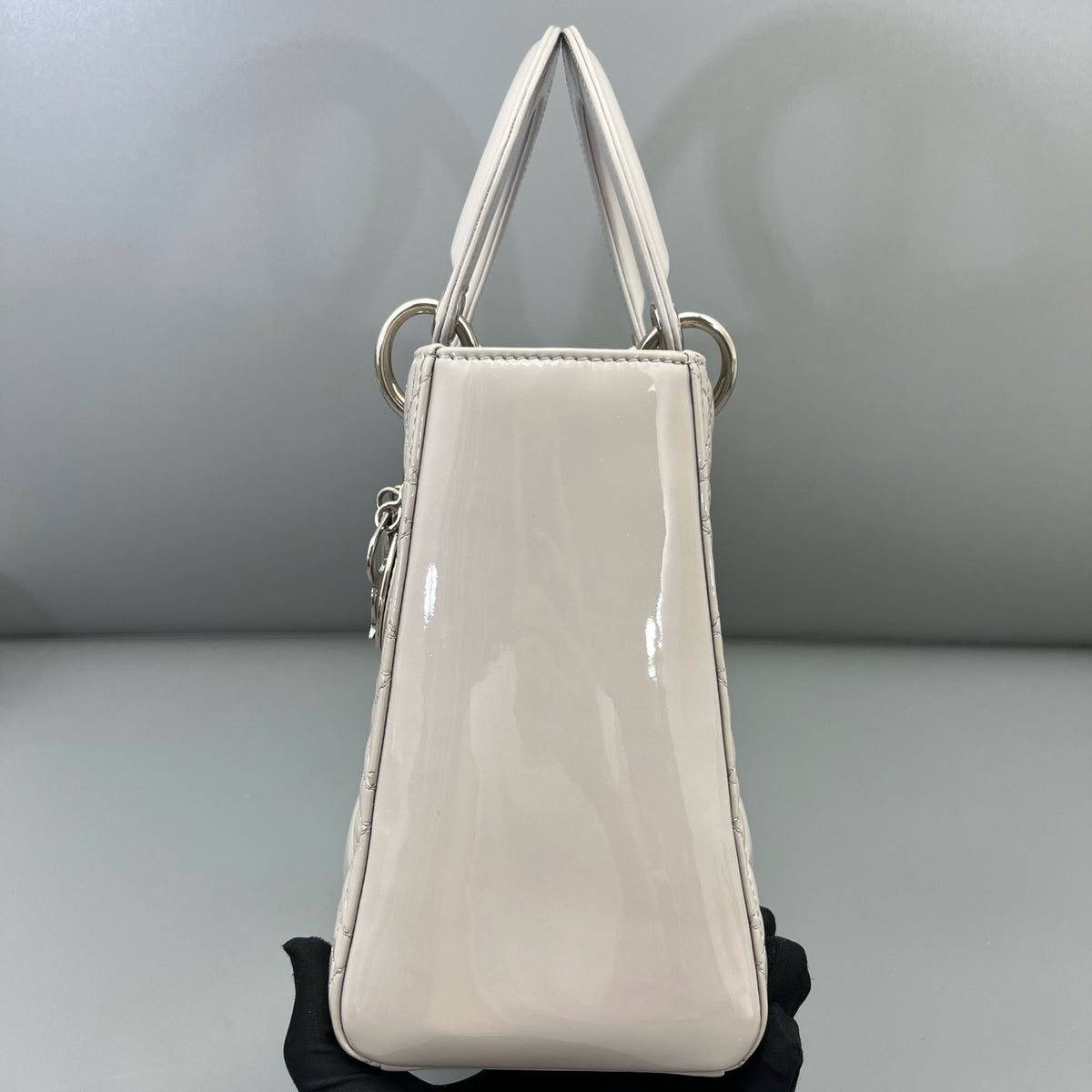 Dior - Lady Dior - Patent leather - Grey - (medium)