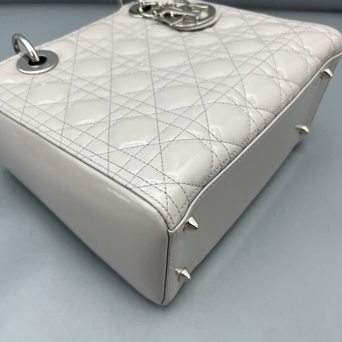 Dior - Lady Dior - Patent leather - Grey - (medium)