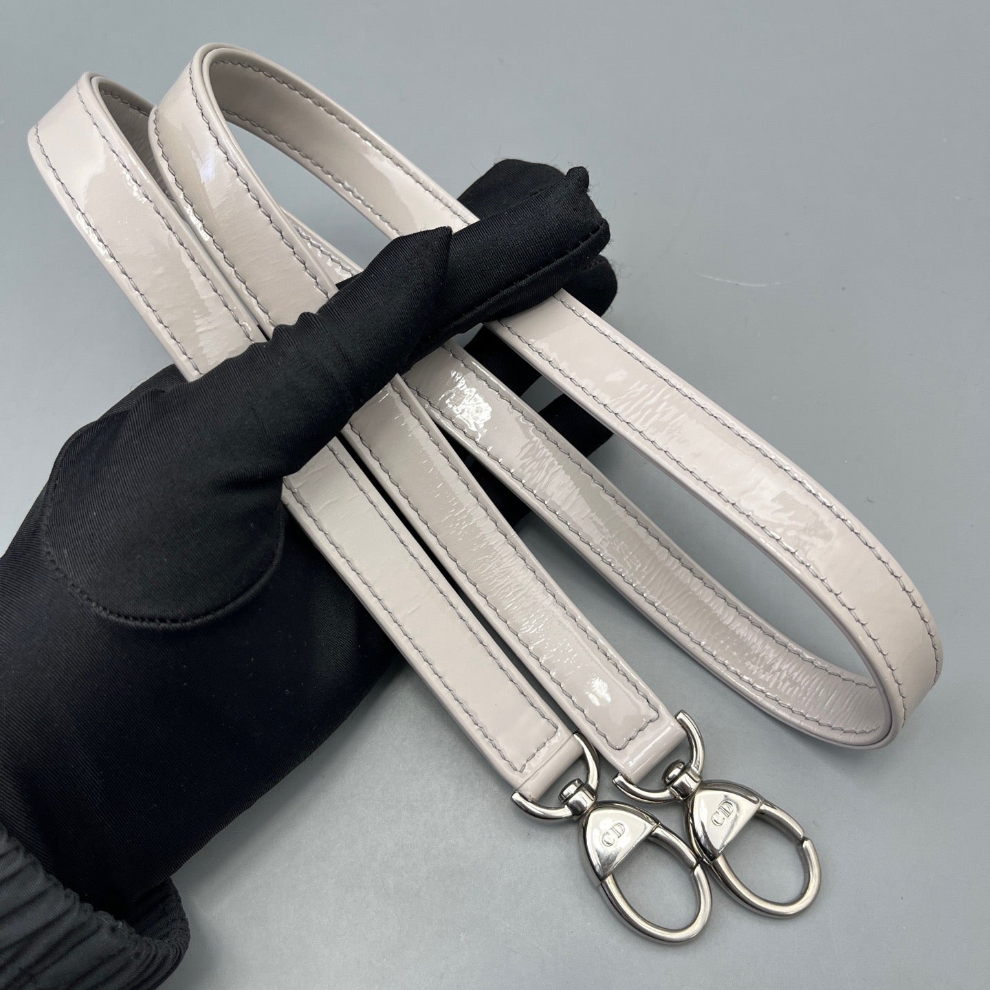 Dior - Lady Dior - Patent leather - Grey - (medium)