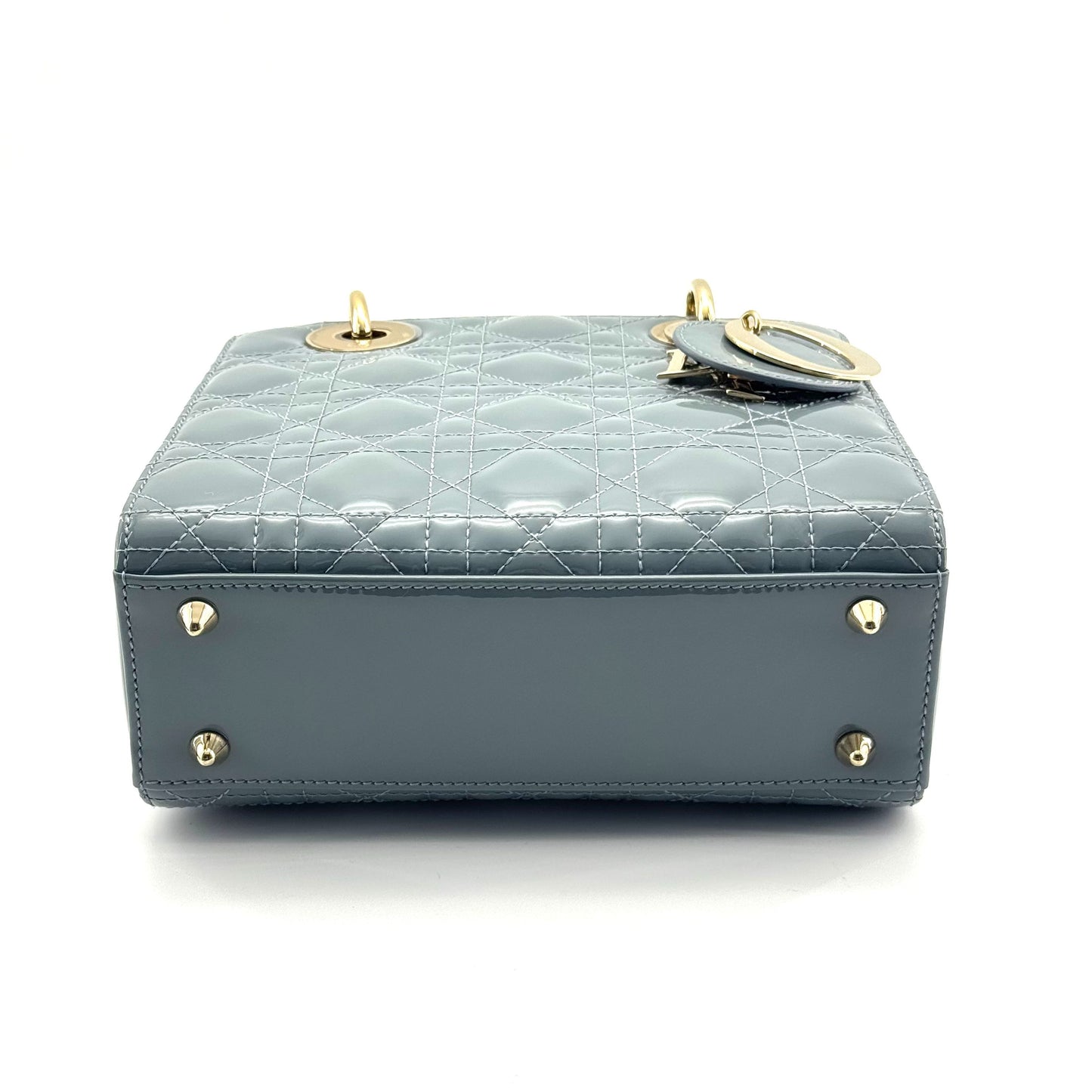 Dior - Lady Dior - Patent leather - Grey - (mini)