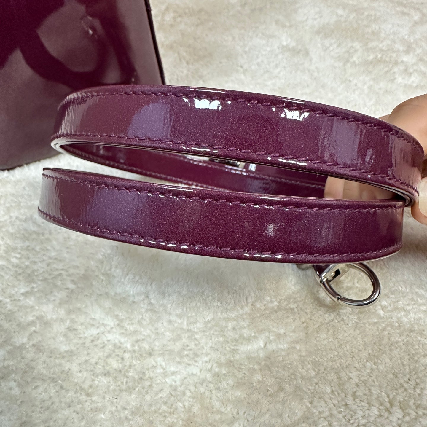 Dior - Lady Dior - Patent leather - Multicolour - (medium)