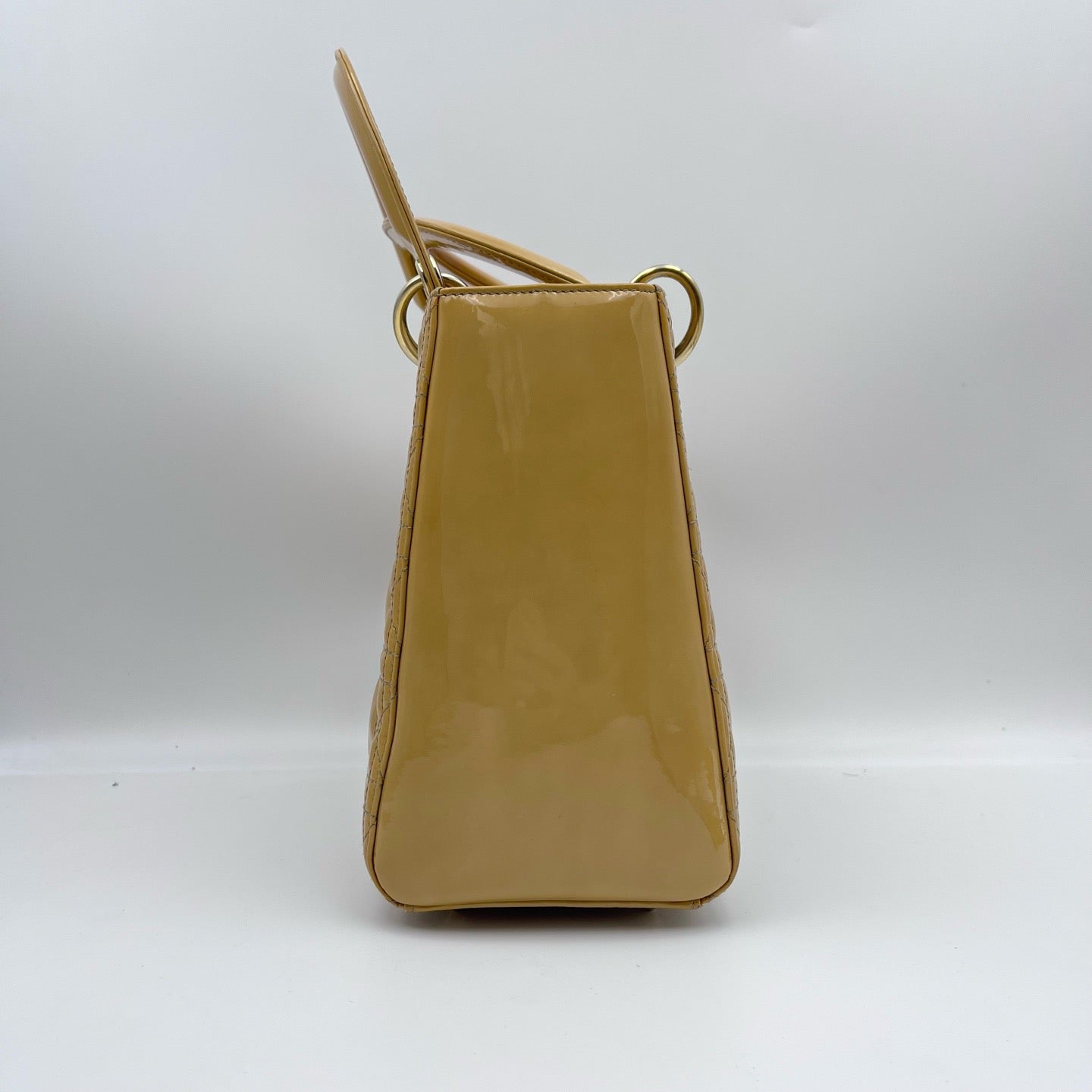 Dior - Lady Dior - Patent leather - Orange - (medium)