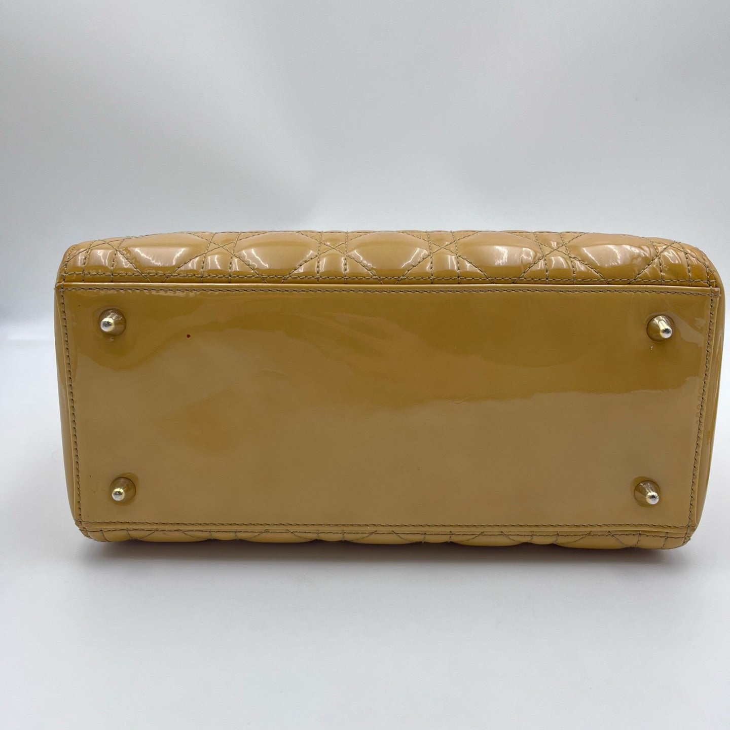 Dior - Lady Dior - Patent leather - Orange - (medium)