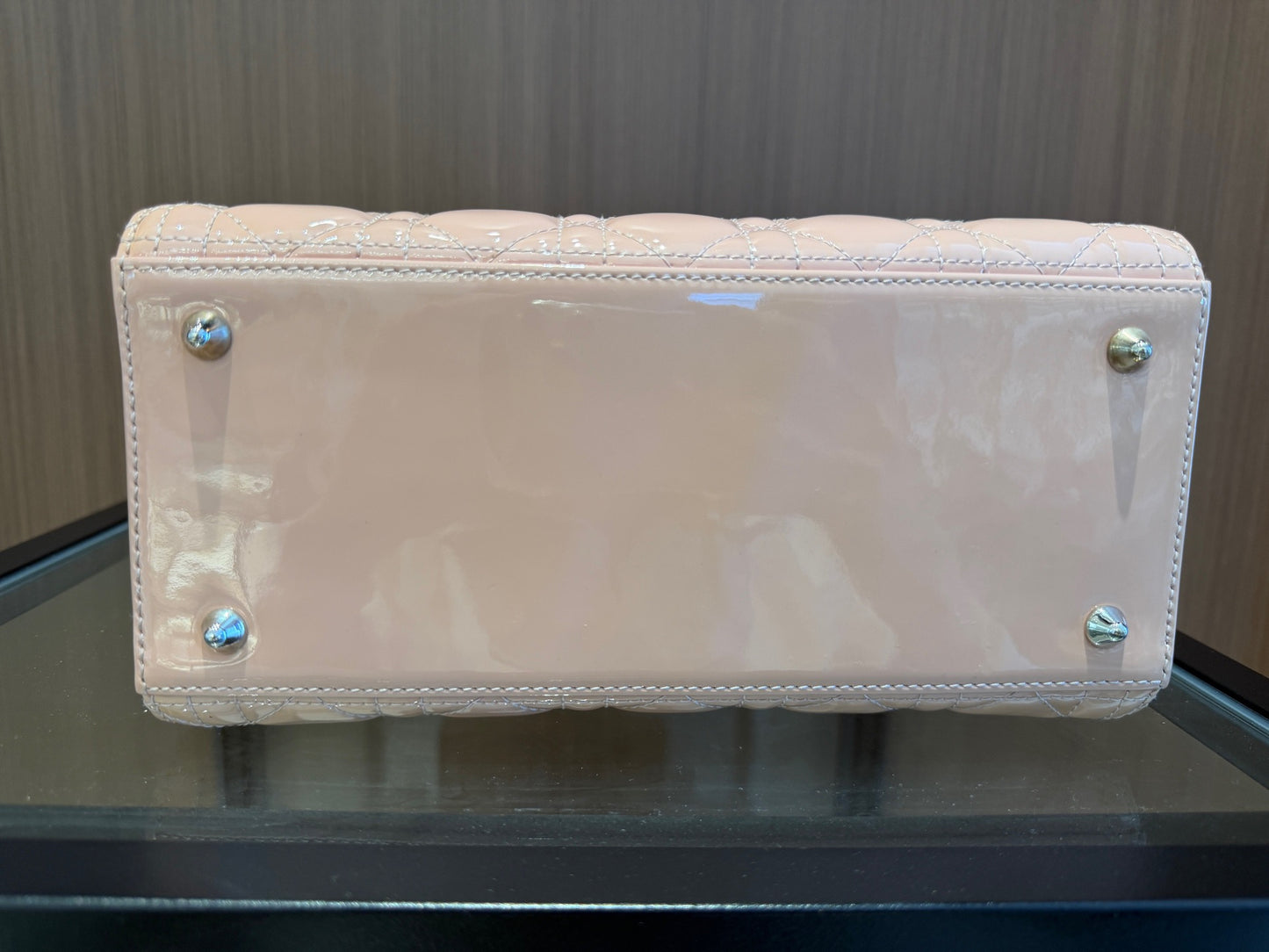 Dior - Lady Dior - Patent leather - Pink - (medium)