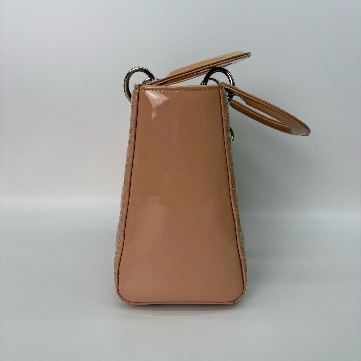 Dior - Lady Dior - Patent leather - Pink - (medium)