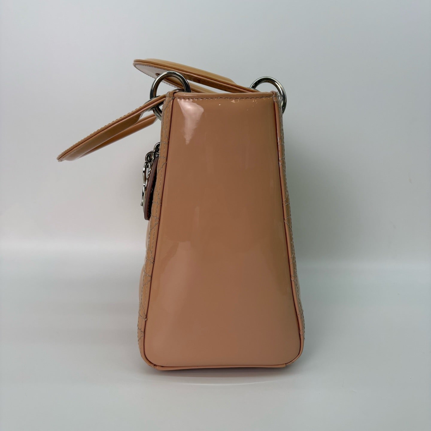 Dior - Lady Dior - Patent leather - Pink - (medium)