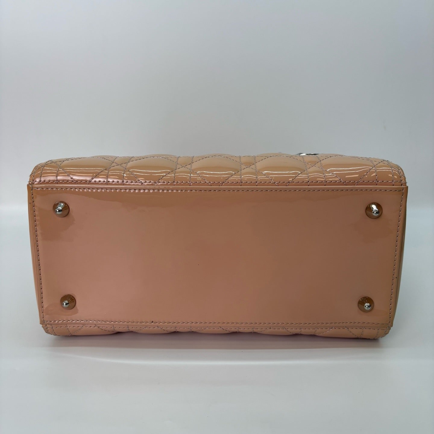 Dior - Lady Dior - Patent leather - Pink - (medium)
