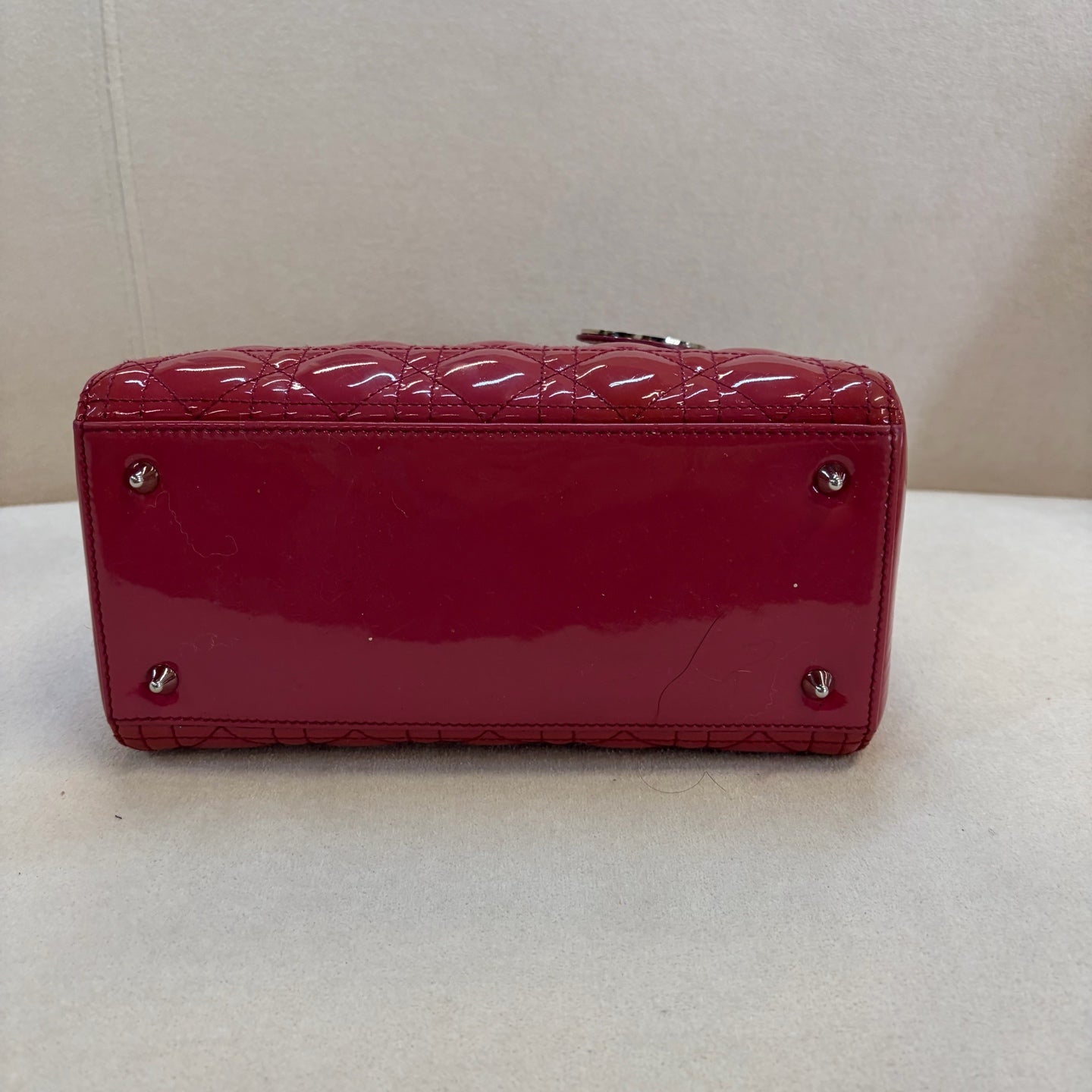Dior - Lady Dior - Patent leather - Pink - (medium)