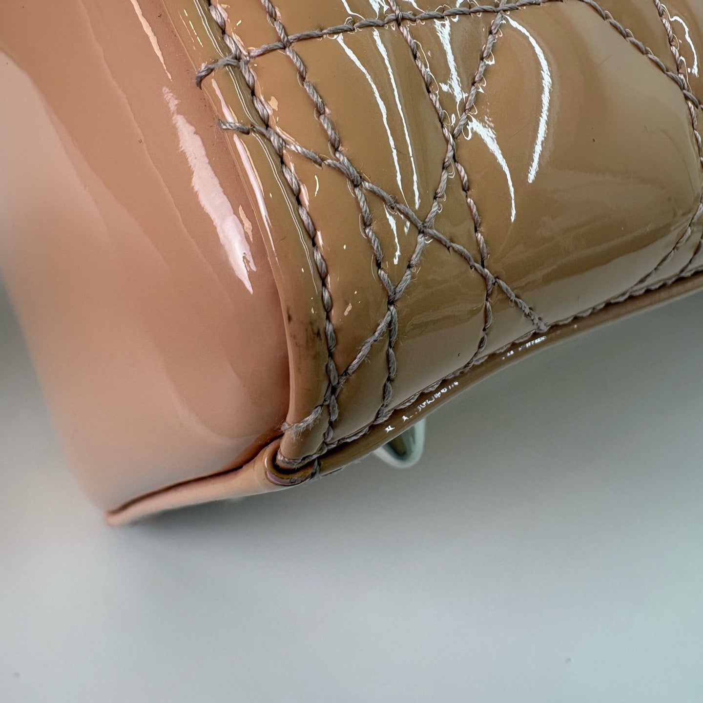 Dior - Lady Dior - Patent leather - Pink - (medium)