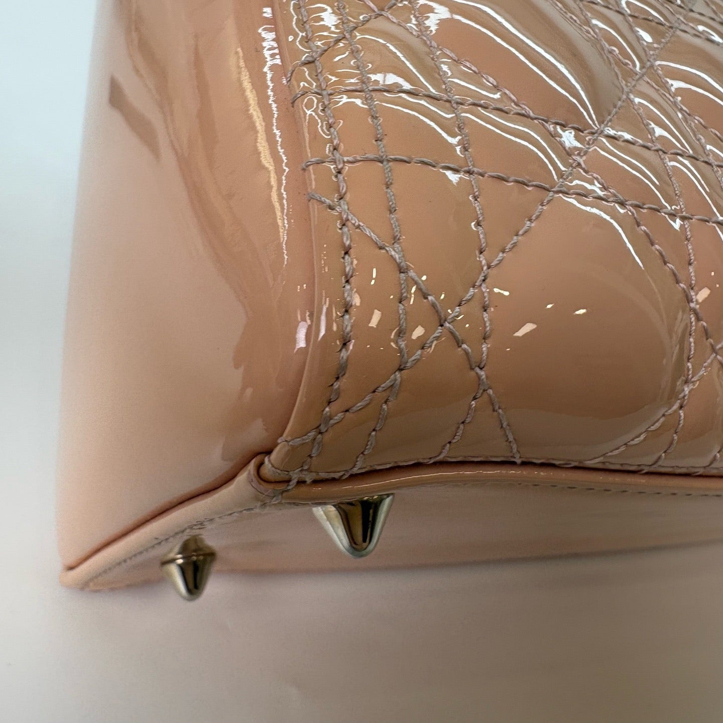 Dior - Lady Dior - Patent leather - Pink - (medium)