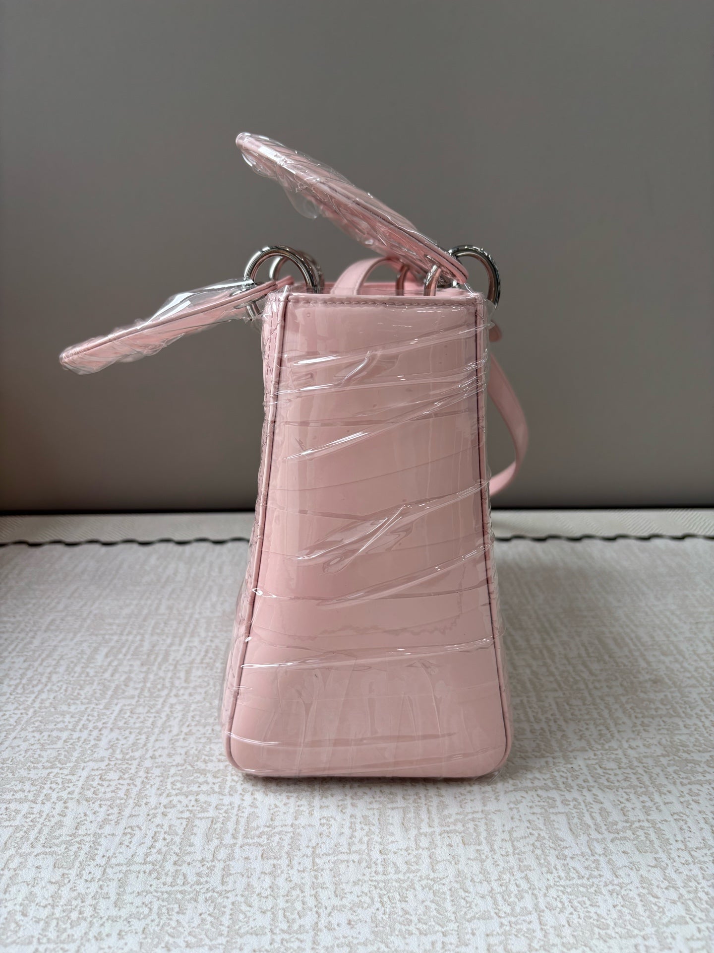 Dior - Lady Dior - Patent leather - Pink - (Small)