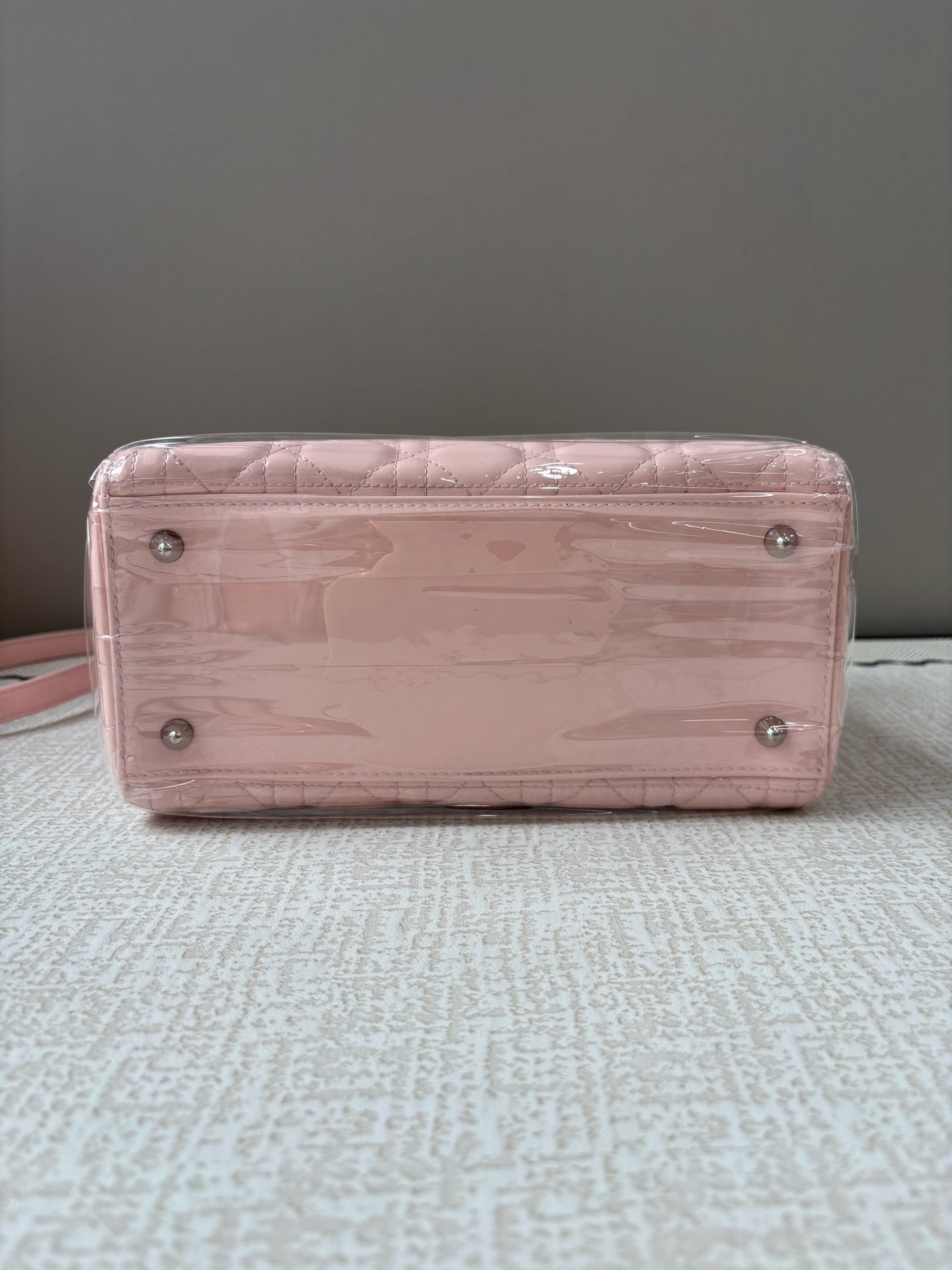 Dior - Lady Dior - Patent leather - Pink - (Small)